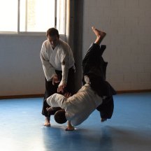 20160130 exámenes Kyu y entrega diplomas Shodan y Nidan, entrenamiento conjunto Aikido Aikikai Universidad de Alicante y Dojo S_12